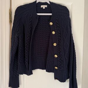 J. Crew Women's Navy Blue Cardigan